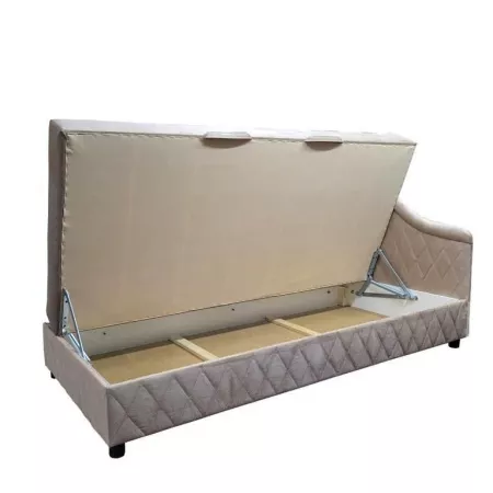 Тахта угловая велюр Форест бежевый
